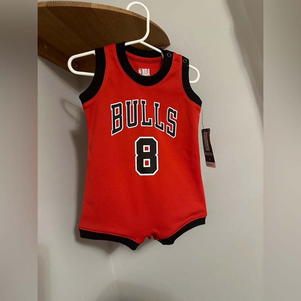 NBA Licensed #8 Zach Lavine Baby Jersey Onesie